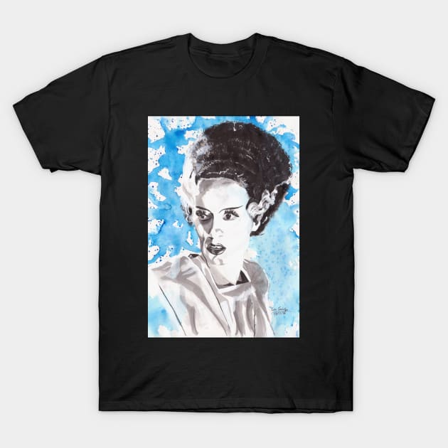 The Bride of Frankenstein T-Shirt by lucafon18